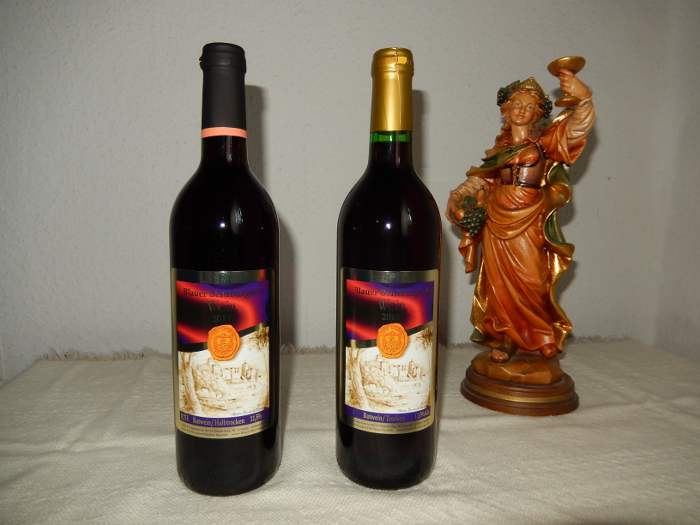 Blauer Bernburger Wein Jahrgang 2013